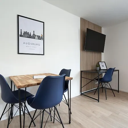 Neu Mozarthaus Center Netflix Arbeitsplatz Апартаменти Аугсбург