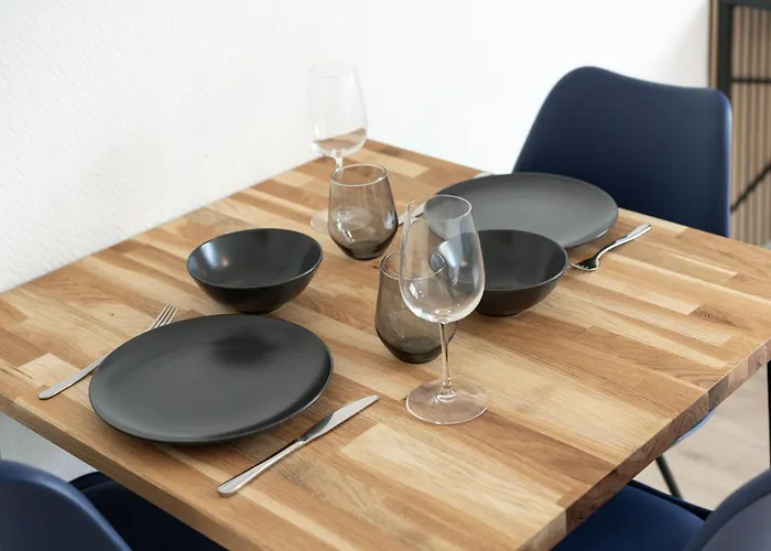 Neu Mozarthaus Center Netflix Arbeitsplatz Apartment Augsburg